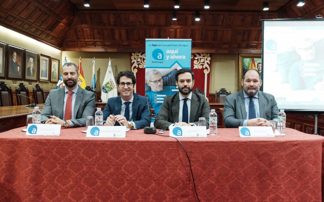 AYUNTAMIENTO Y AQUALIA PRESENTAN EN PUERTO DE LA CRUZ “SMART AQUA”, LA APLICACIÓN MÁS COMPLETA PARA EL SERVICIO MUNICIPAL DE AGUAS