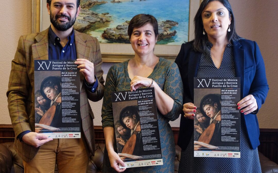 La Reyes Bartlet afronta el XV Festival de Música Antigua de Puerto de la Cruz del 16 de marzo al 11 de abril