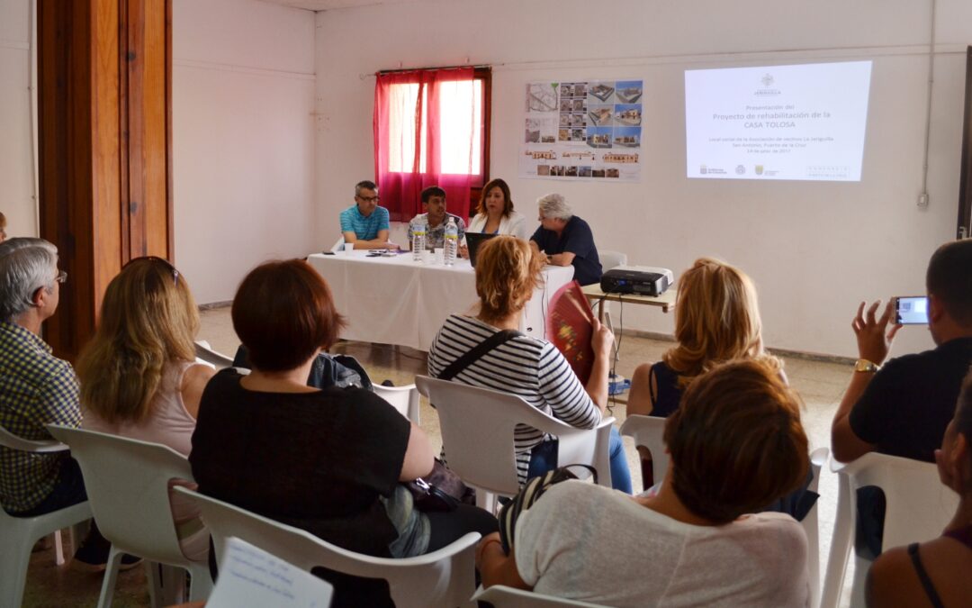 Ayuntamiento y Consorcio Urbanístico presentan el proyecto de la Casa Tolosa a los vecinos