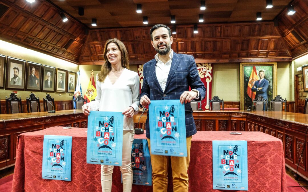 Puerto de la Cruz celebra su Noche en Blanco más navideña