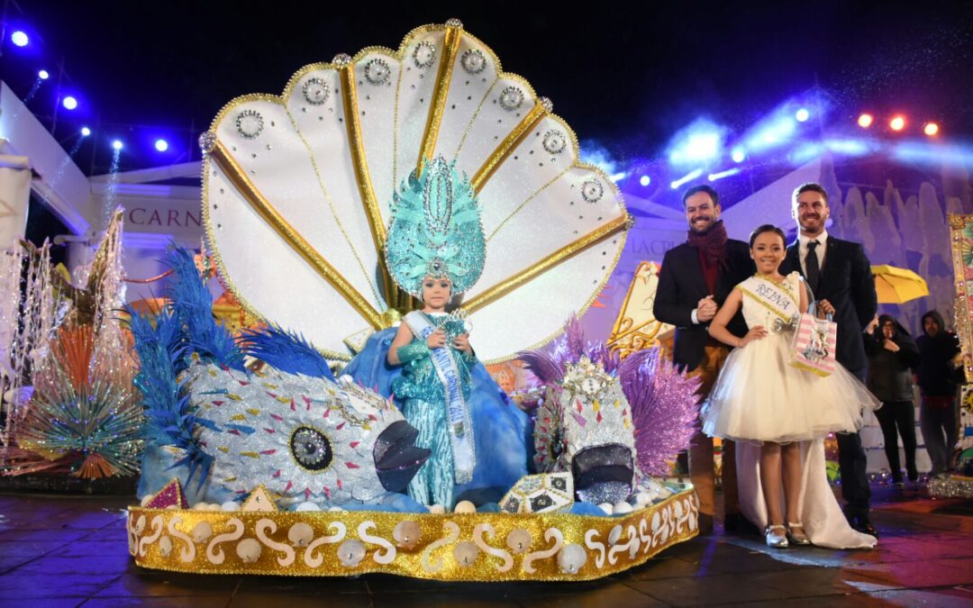 Zaira Ramos Afonso, Reina Infantil del Carnaval Internacional del Puerto de la Cruz 2018