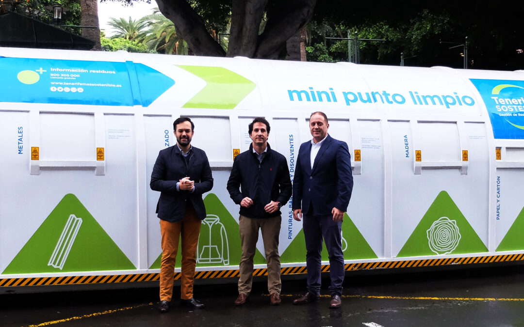El minipunto limpio recicla casi dos toneladas de residuos