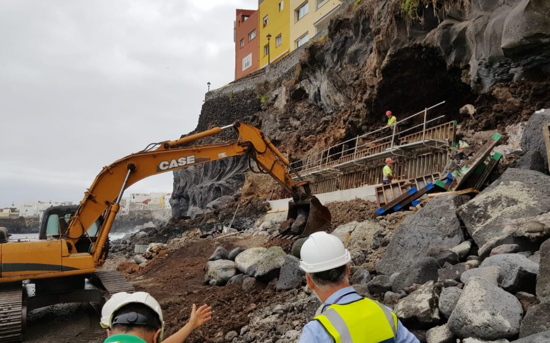 El Ayuntamiento portuense trabaja en las cuatro cuevas de la calle Tegueste