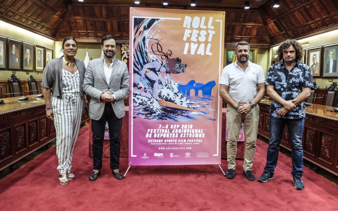 Puerto de la Cruz presenta el ‘RollFestival’, primer Festival Audiovisual Internacional de Deportes Extremos de Canarias
