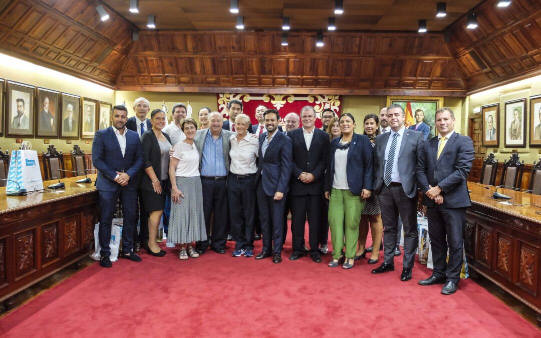 El Ayuntamiento portuense recibe a las selecciones del Mundial de Baloncesto Femenino