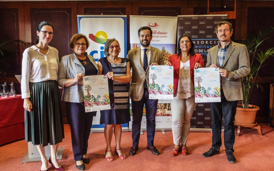 La ciudad turística florece con el festival Puerto de la Cruz en Flor