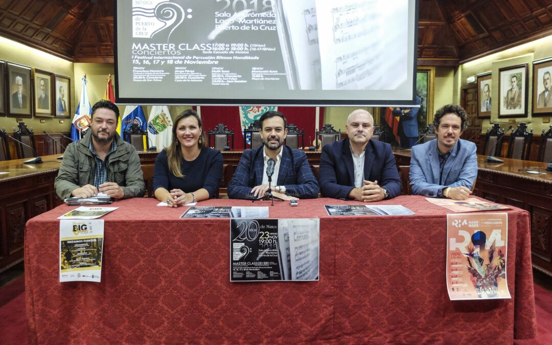 La Escuela de Música de Puerto de la Cruz celebra su 20 aniversario