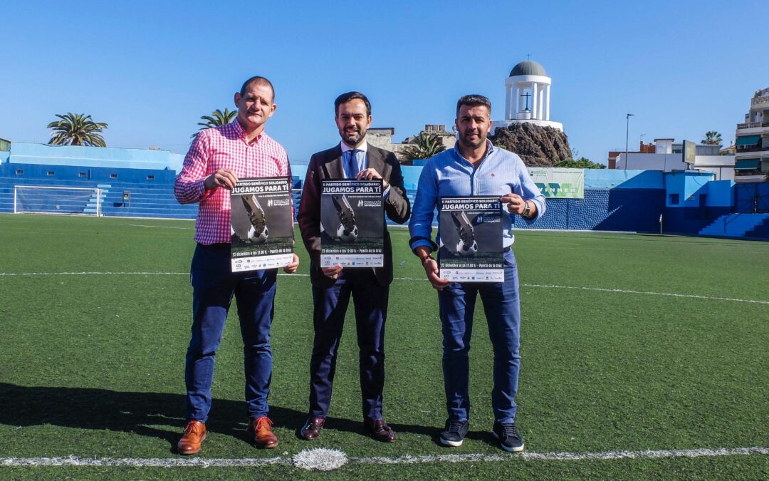Puerto de la Cruz acoge este domingo el II Partido Benéfico-Solidario ‘Jugamos para ti’