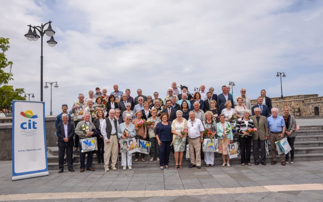 El CIT condecora a los turistas asiduos al Puerto de la Cruz