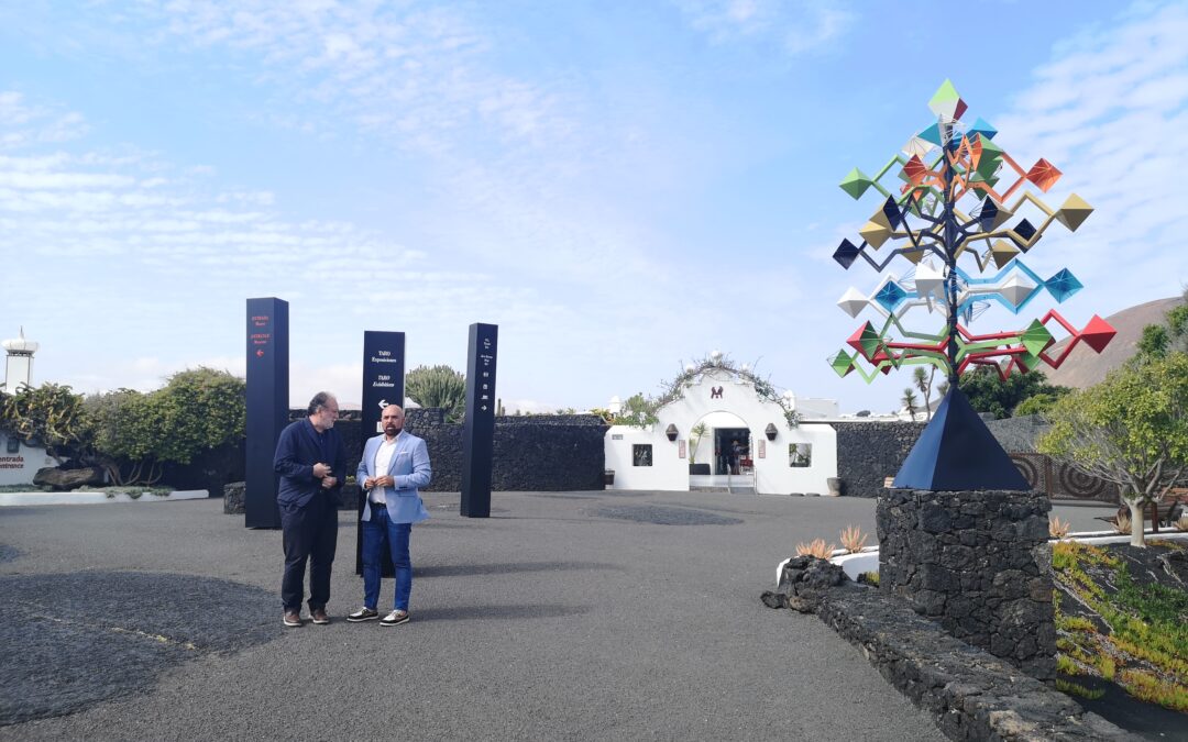 González recupera las relaciones institucionales con la Fundación César Manrique