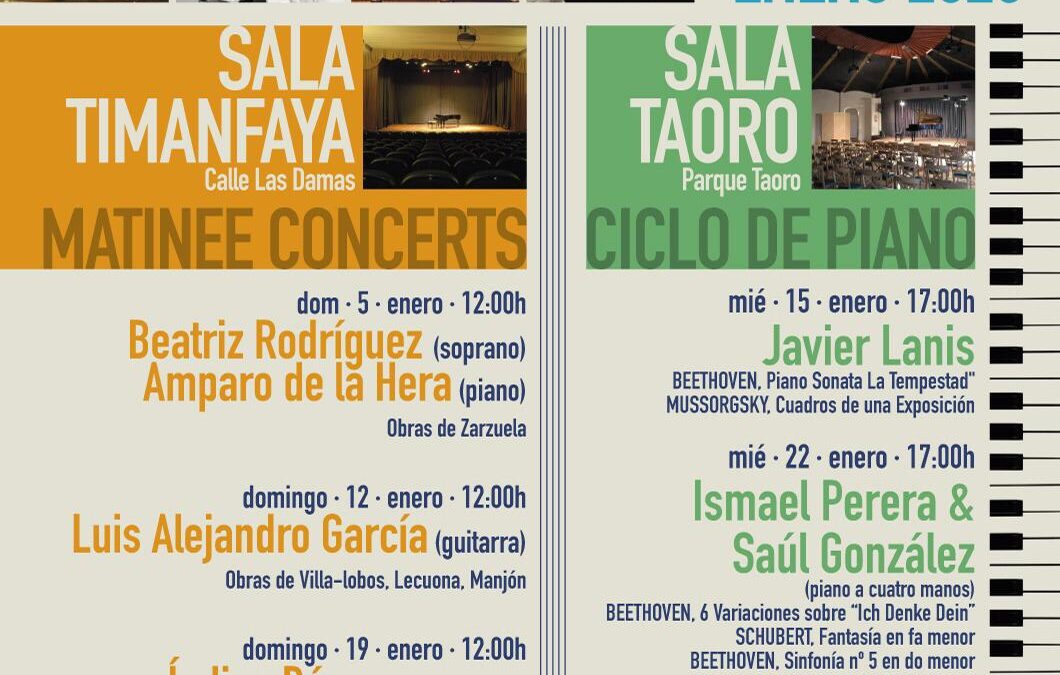 Puerto de la Cruz celebra un nuevo ciclo de piano con Beethoven como gran protagonista