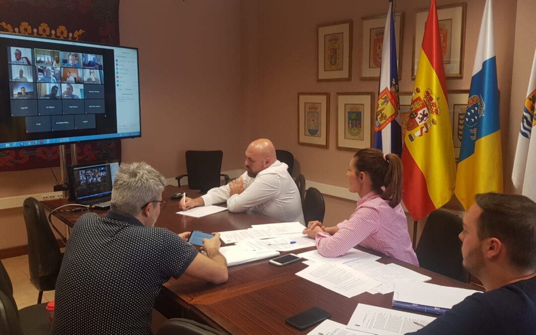 Reunión telemática con el sector hotelero de Puerto de la Cruz