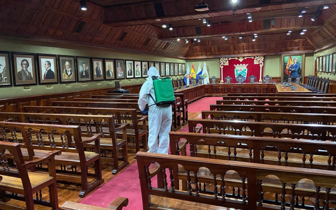 El Ayuntamiento pone en marcha un amplio dispositivo de desinfección de cara a la fase 1 de la desescalada
