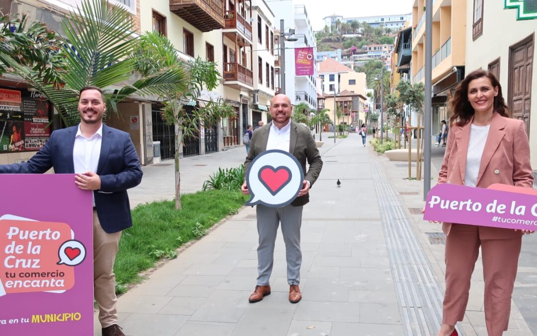 Puerto de la Cruz lanza una campaña para apoyar al comercio local