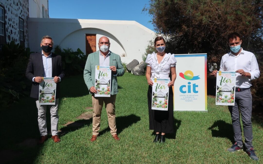 La 7ª edición del Festival ‘Puerto de la Cruz en Flor’ hace que la ciudad se llene de acciones florales