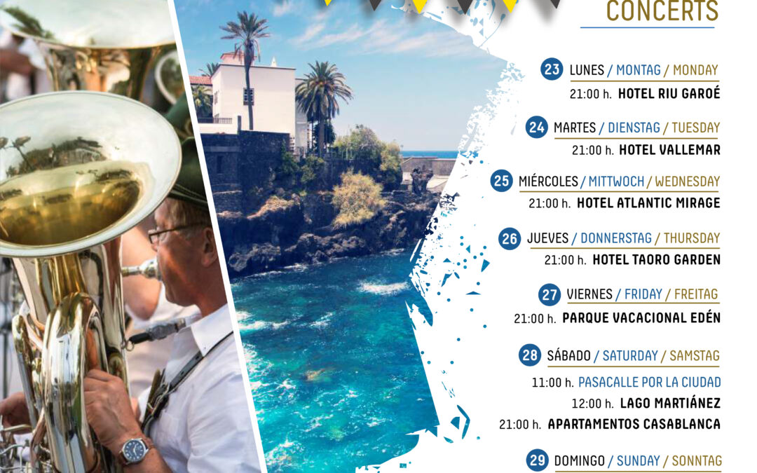 Puerto de la Cruz y el CIT presentan la 48 edición de la Semana Bávara ofreciendo lo mejor de la música tradicional alemana