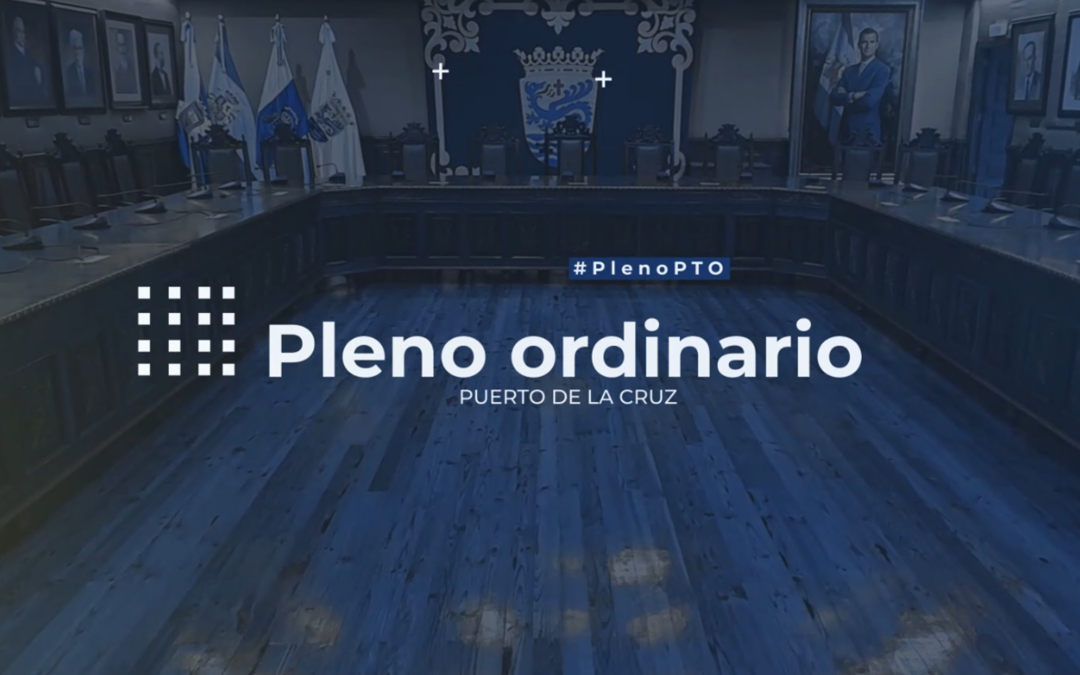 Pleno Ordinario del mes de marzo