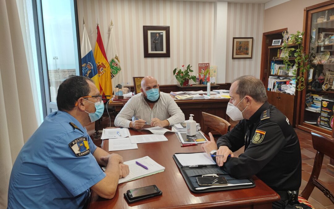 Puerto de la Cruz planifica con la Policía Nacional los dispositivos de cara al fin de semana