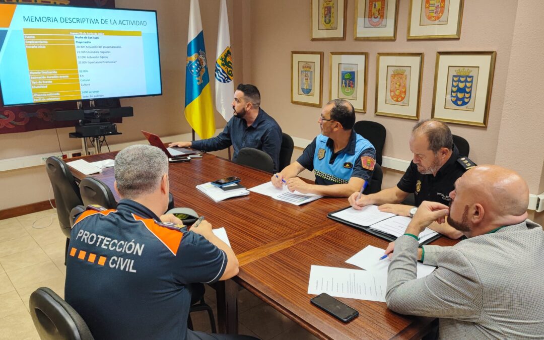 Puerto de la Cruz garantiza la seguridad durante la celebración de San Juan 2022