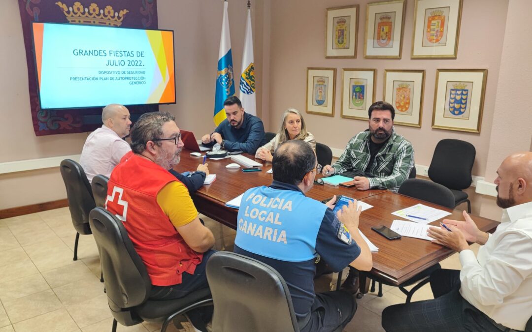 Puerto de la Cruz acoge la reunión para poner en común y coordinar todos los recursos que contempla el plan de Seguridad de las Grandes Fiestas de Julio