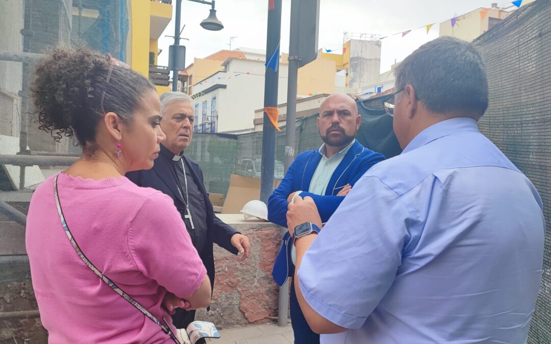 Visita institucional del obispo de la Diócesis Nivariense a Puerto de la Cruz
