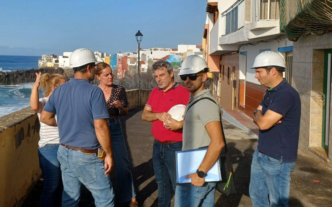 Visita a las obras de la Calle Tegueste