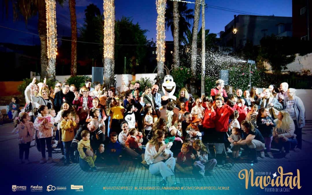 Puerto de la Cruz también enciende la Navidad en sus barrios