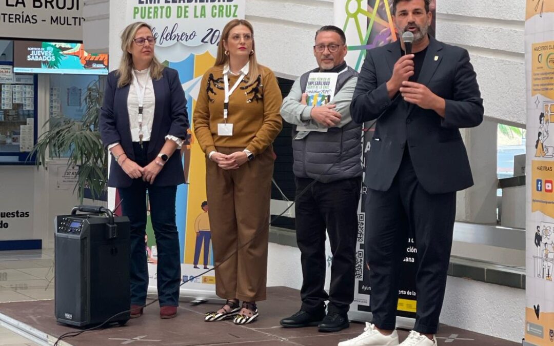 El I Foro de Empleabilidad de Puerto de la Cruz cumple con las expectativas y refuerza la apuesta de la Concejalía de Empleo