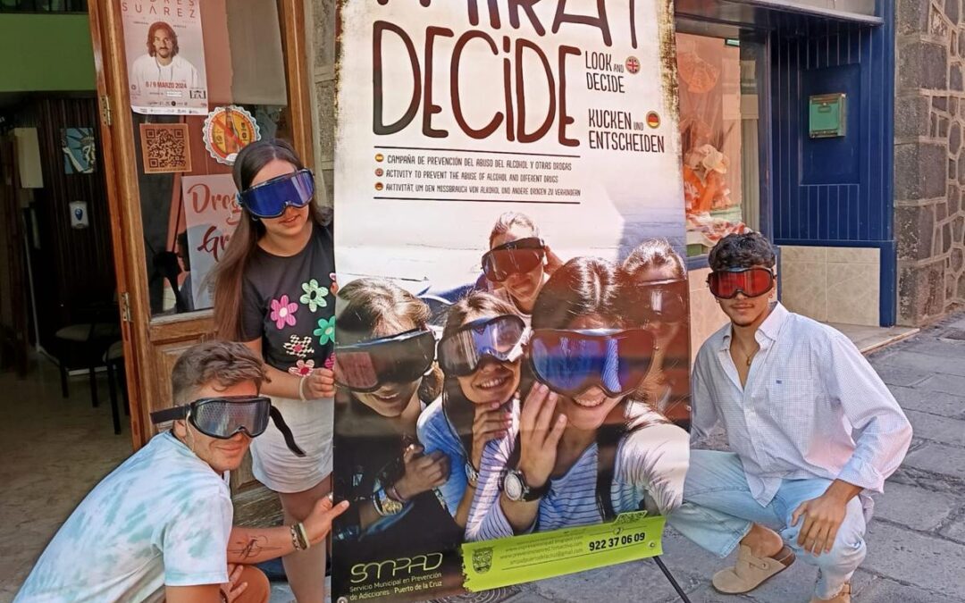 ‘Mira y decide’, iniciativa municipal para prevenir el abuso del alcohol y otras drogas