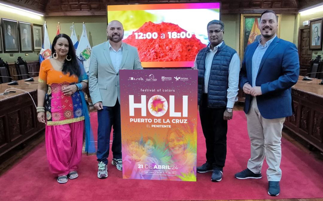 Holi vuelve para llenar de colores Puerto de la Cruz