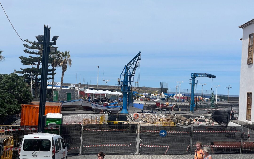 Puerto de la Cruz y Cabildo de Tenerife continúan con la segunda fase de las obras de drenaje de las aguas pluviales