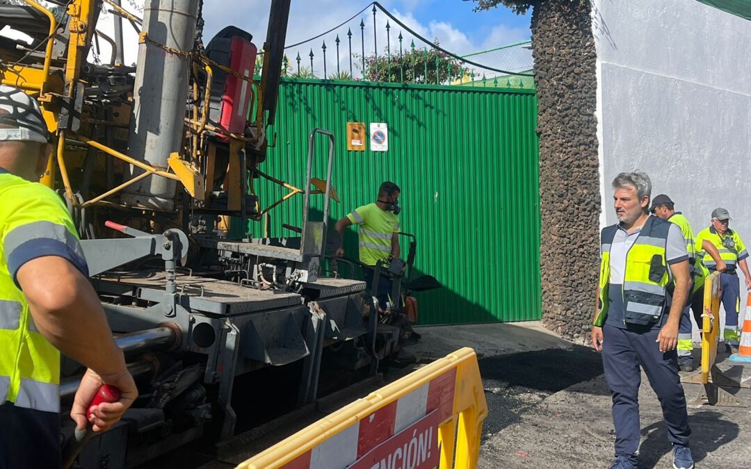 Ciudad Sostenible comienza el asfaltado de la calle Las Quinteras