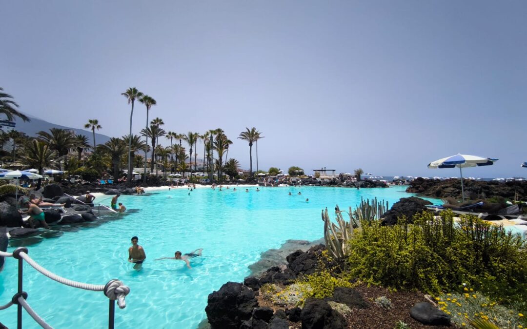 El Complejo Turístico Costa Martiánez, a pleno rendimiento recibiendo a más de dos mil usuarios al día