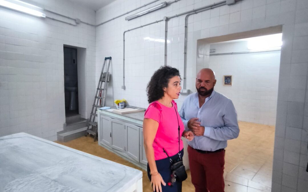 Remodelada nueva zona de trabajo para el personal del cementerio