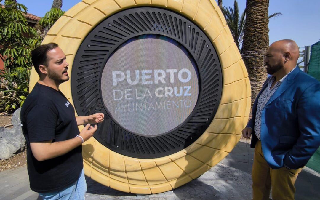 Instalado el nuevo tótem de información turística y cultural en la zona de La Paz