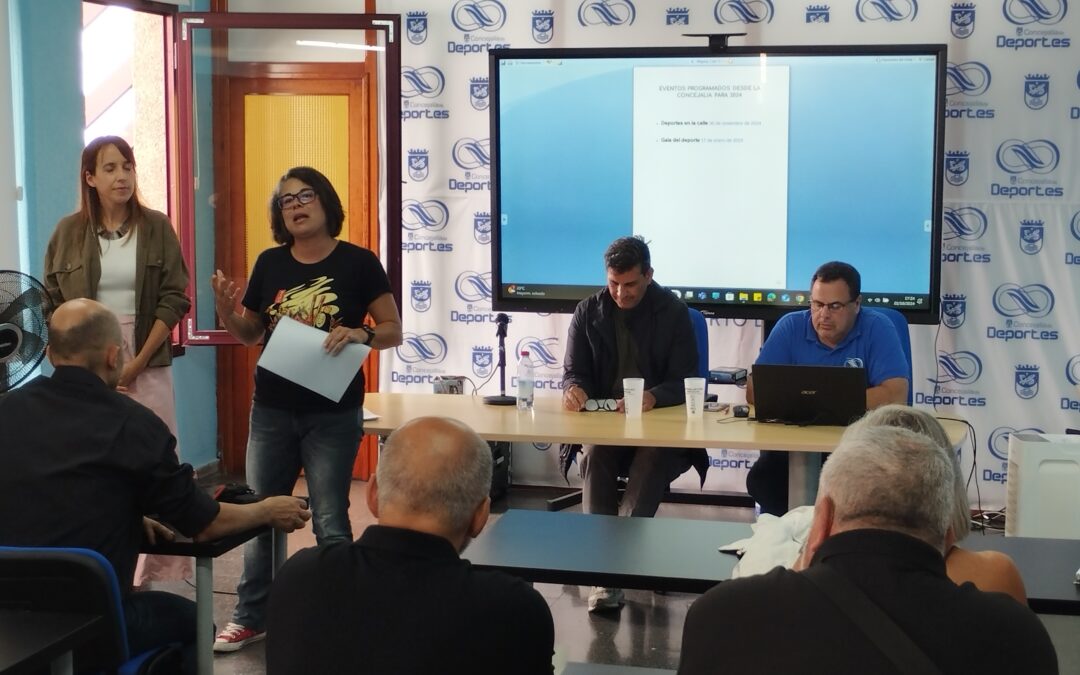 Puerto de la Cruz abre espacios de participación para que los clubes de la ciudad formen parte de la planificación deportiva