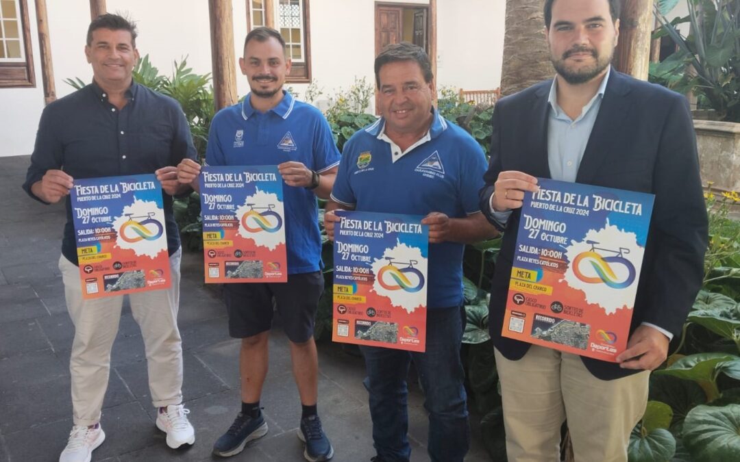 Puerto de la Cruz recupera la emblemática Fiesta de la Bicicleta