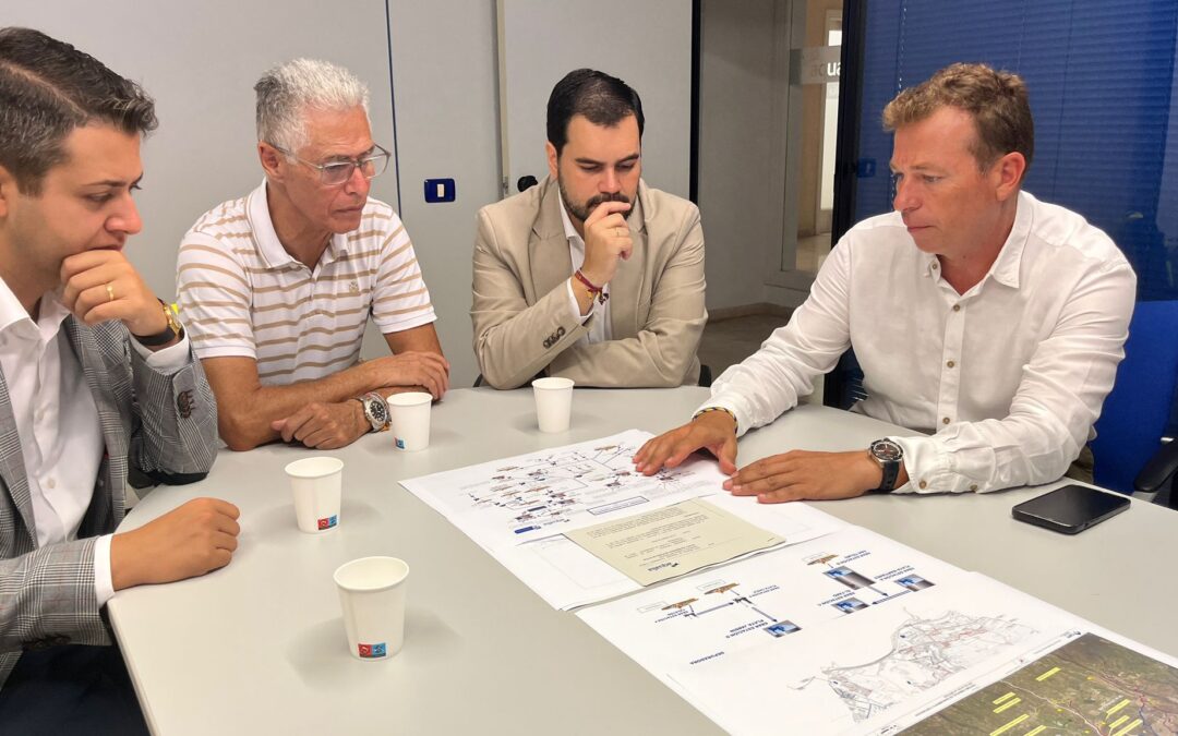 Visita a las instalaciones de saneamiento del municipio