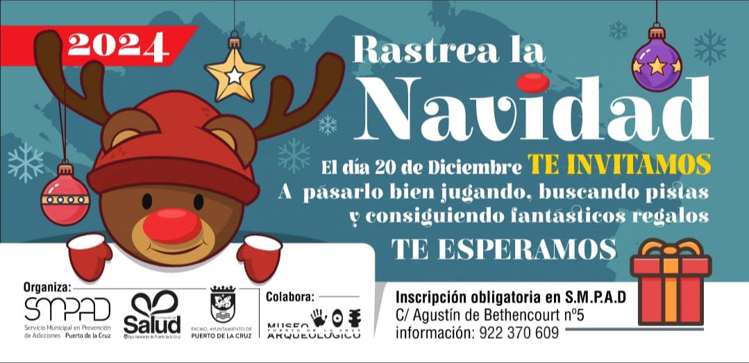 Puerto de la Cruz celebra una nueva edición de la campaña ‘Rastrea la Navidad 2024’