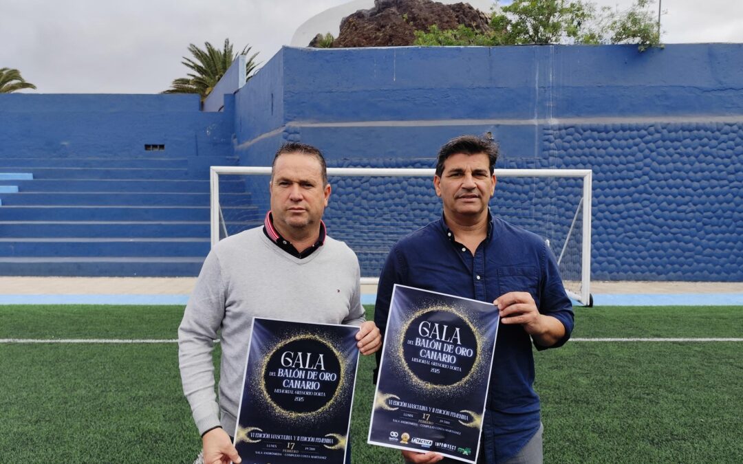 Puerto de la Cruz acogerá la Gala del Balón de Oro Canario con un homenaje a Gregorio Dorta