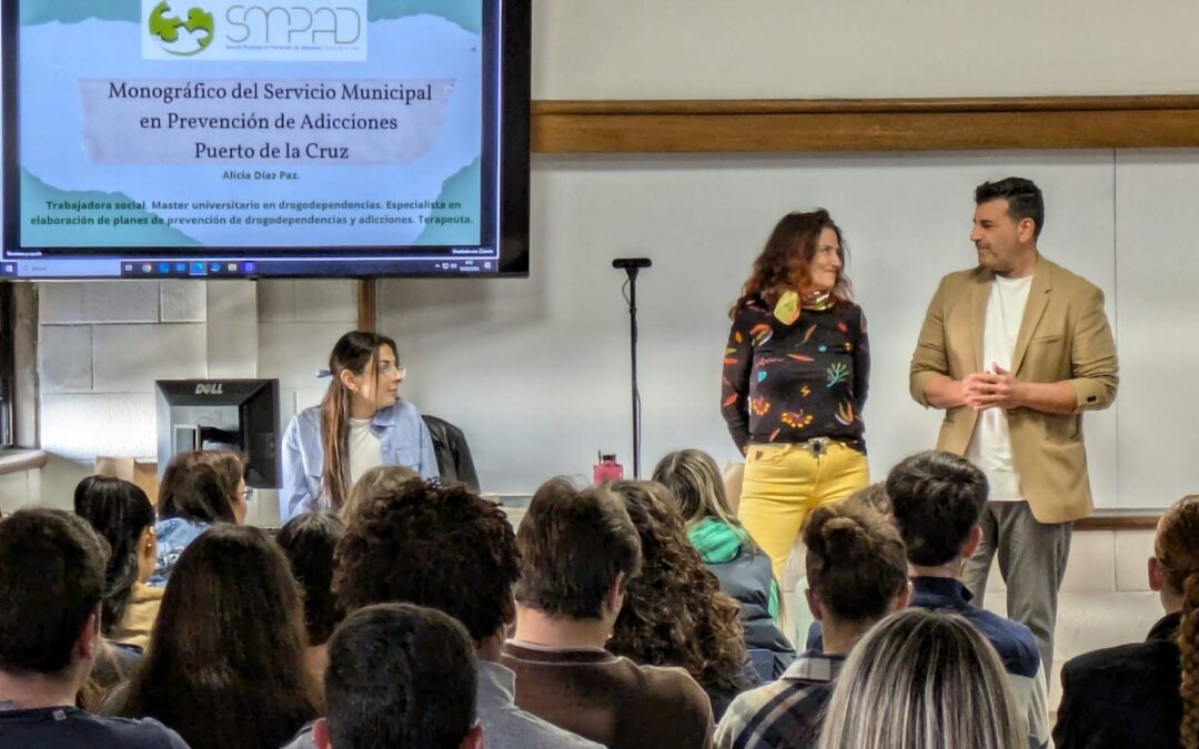 La campaña de prevención de adicciones de Puerto de la Cruz contará con la intervención de 120 alumnos de la ULL en los barrios del municipio 