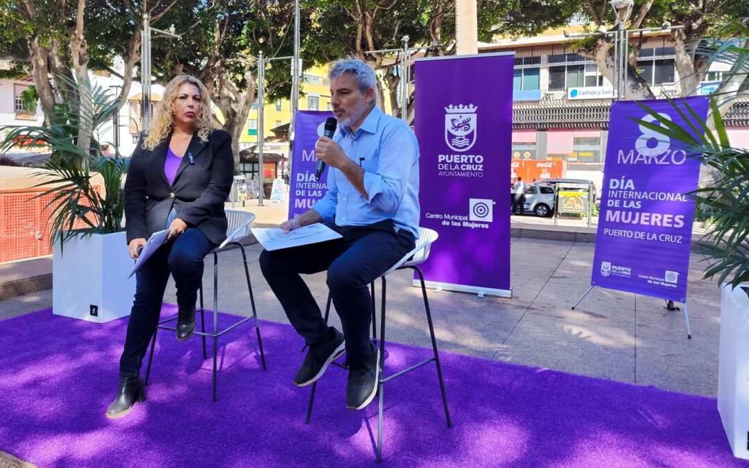 Puerto de la Cruz lanza su campaña del 8M con un acto central para sensibilizar sobre las ciberviolencias machistas   