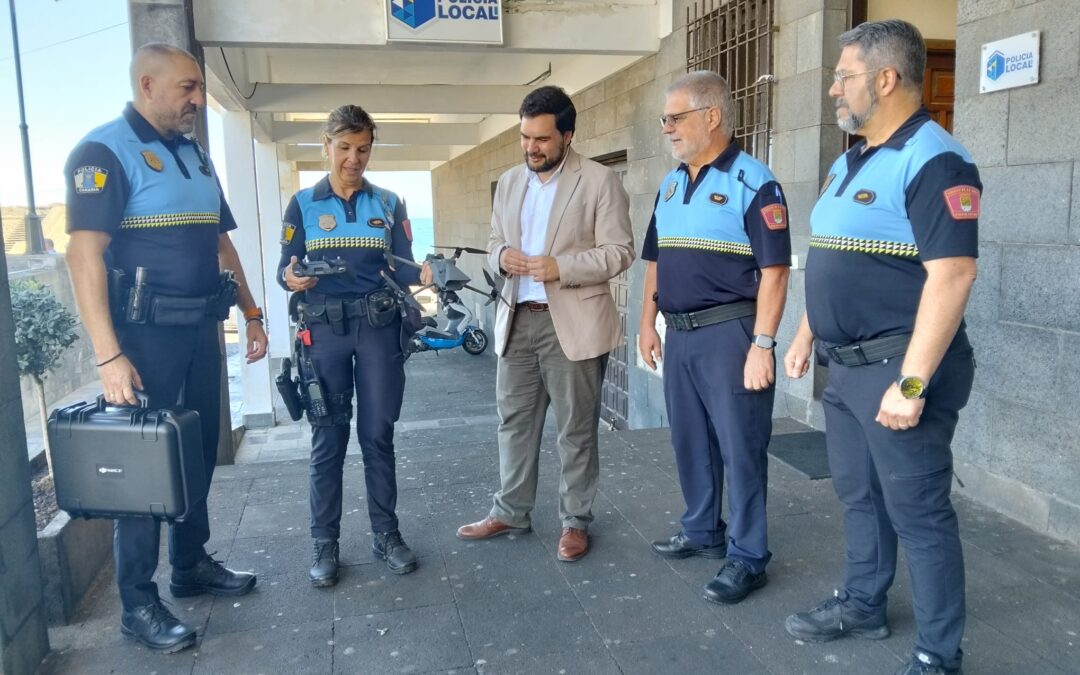 Puerto de la Cruz da un paso adelante en la seguridad ciudadana con la adquisición de un dron