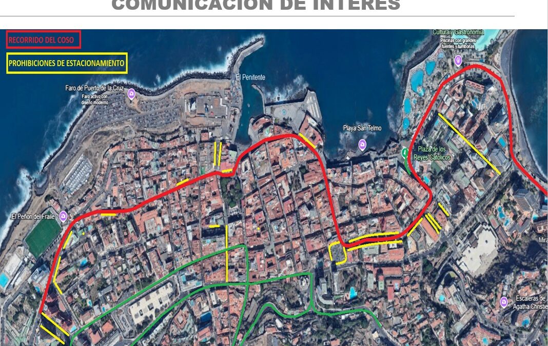 INFORMACIÓN IMPORTANTE SOBRE COSO DEL CARNAVAL 2025