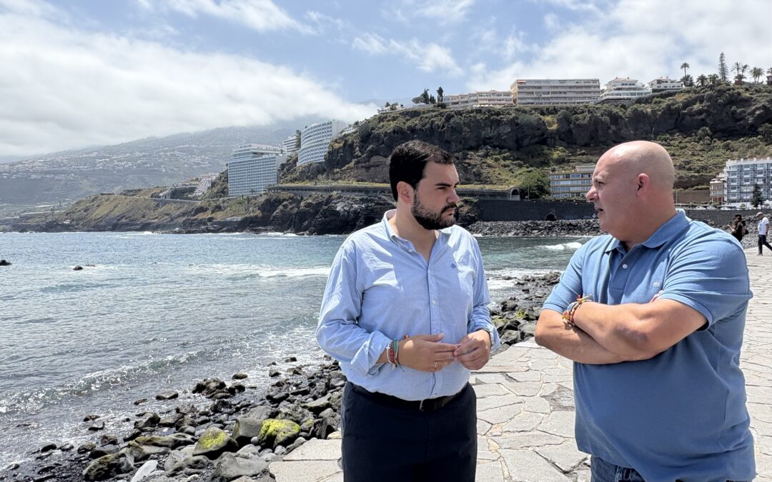 Comienzan los trabajos de mejora en Playa Martiánez