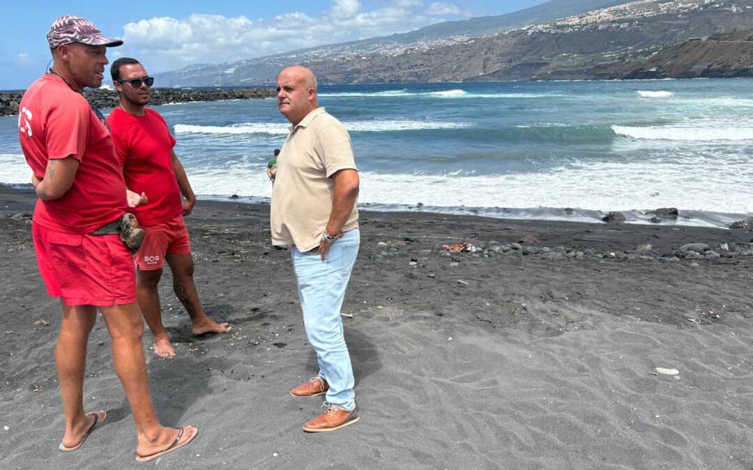 Avances en la rehabilitación de la Playa Martiánez