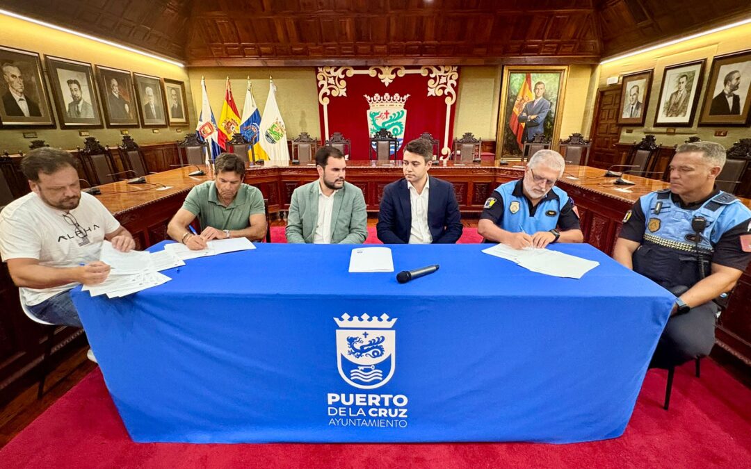 Puerto de la Cruz y los sindicatos de Policía alcanzan un acuerdo histórico para modernizar el servicio
