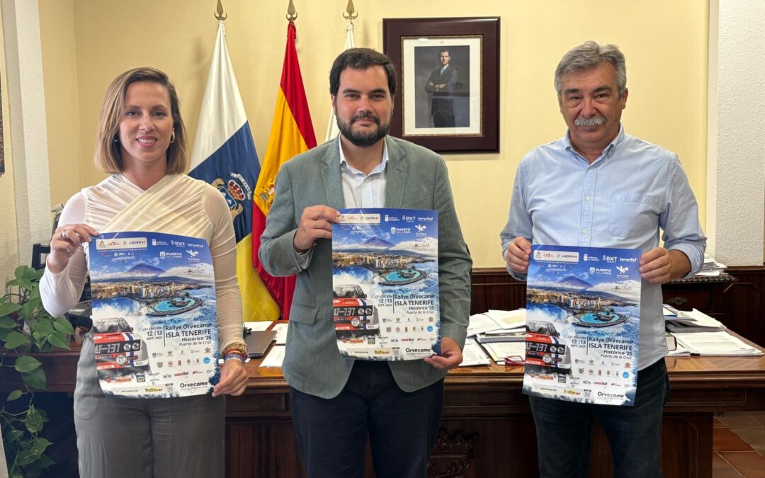 Puerto de la Cruz acoge el 51º Rallye Orvecame Isla Tenerife Histórico 2025