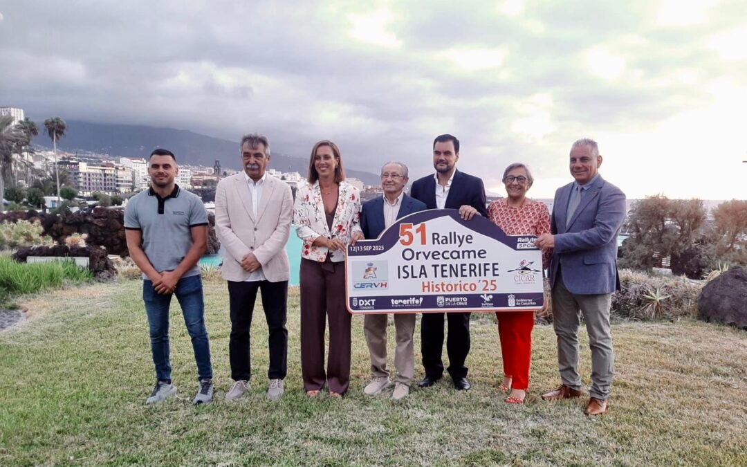 Puerto de la Cruz da el banderazo de salida al 51 Rallye Orvecame Isla Tenerife Histórico ’25