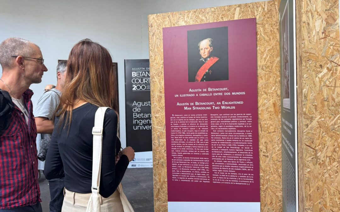 Puerto de la Cruz rinde homenaje al ilustre ingeniero Agustín de Betancourt y Molina con una emotiva exposición conmemorativa